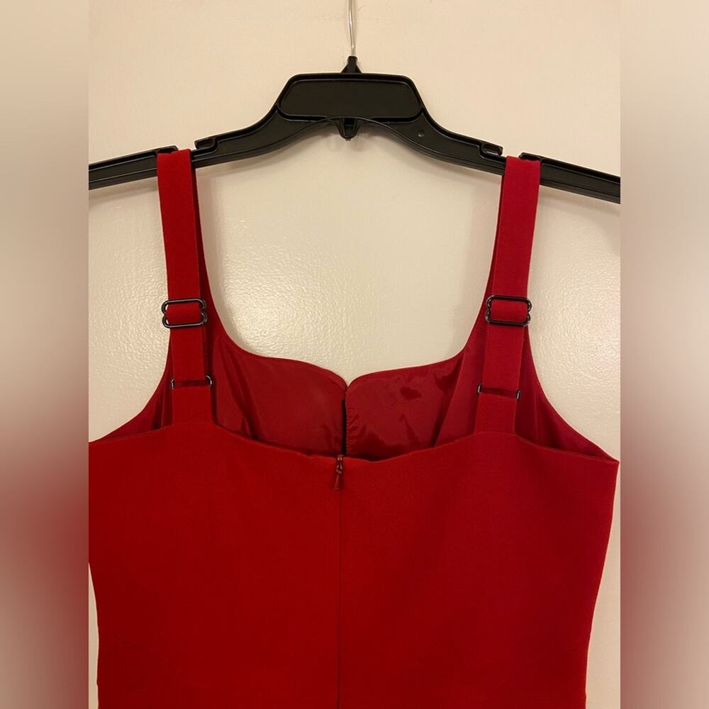 Black Halo Sweetheart Neckline Sheath Dress Red Size 8 - Picture 3 of 9